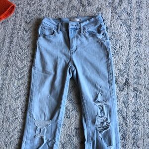 Levi’s 724 high rise straight crop jeans